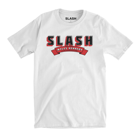 Slash Album Logo White Tee